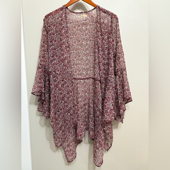 Hollister Sweaters - Floral Kimono Cardigan
